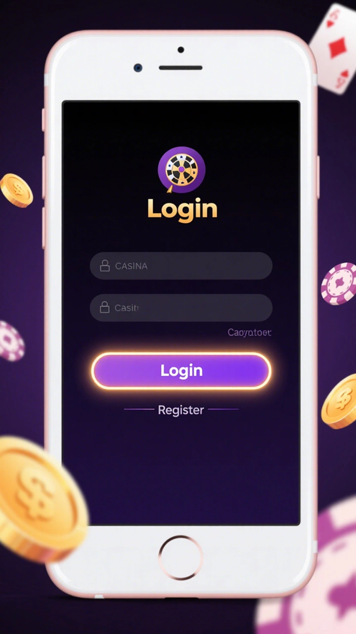 Aplicativo da 8zz exibido em smartphone responsivo